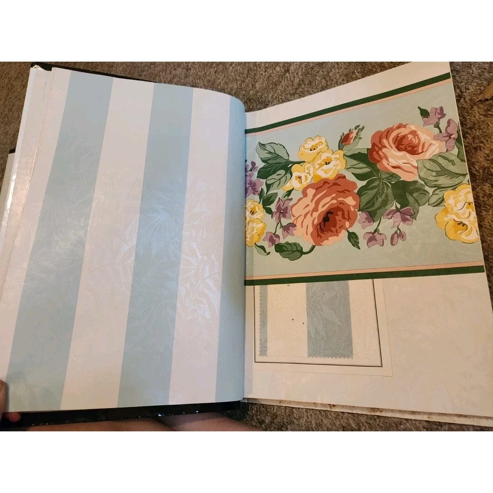 Vintage Ethan Allen Wall Paper Sample Book Sophisticated Gardens Retail Display